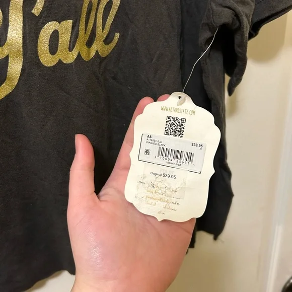 🐆3/$15 NWT Altar’d State getting hitched Crop Top🤠 - Picture 6 of 6